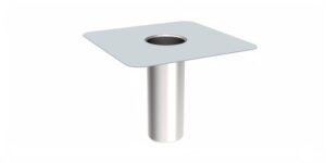 Střešní vpusť jednoúrovňová – nástavec – PVC náhledový obrázek