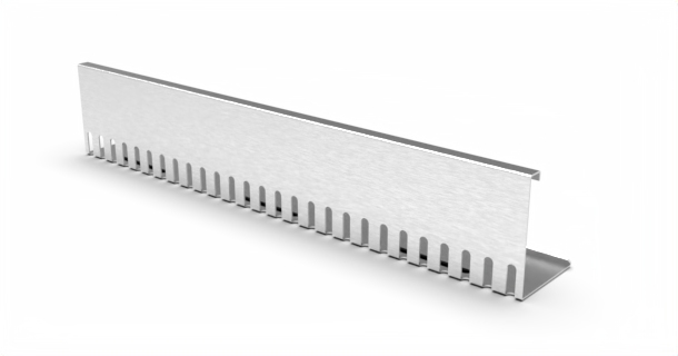 Kačírková lišta okrajová hliníková