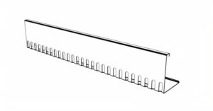 Kačírková lišta okrajová PVC – rovnávýkres