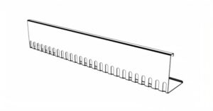 Kačírková lišta okrajová hliníková – rovná výkres