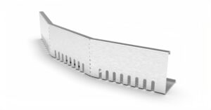 Kačírková lišta okrajová hliníková – oblouková náhledový obrázek