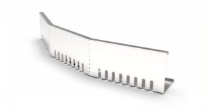 Kačírková lišta okrajová nerezová – oblouková náhledový obrázek