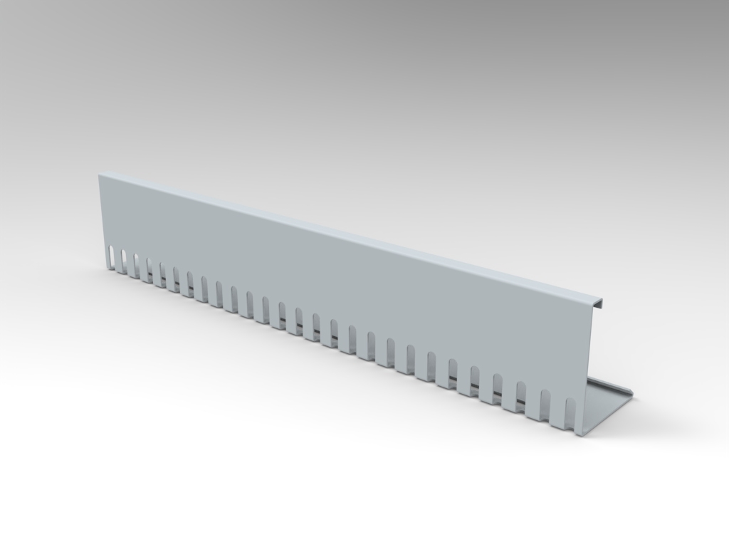 Kačírková lišta okrajová PVC plech – rovná náhledový obrázek