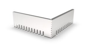 Kačírková lišta okrajová nerezová – rohová náhledový obrázek