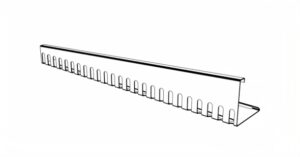 Kačírková lišta okrajová nerezová – spádová výkres