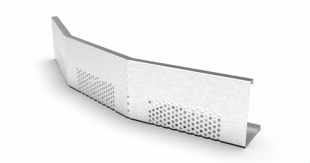 Kačírková lišta pro dělení souvrství – oblouková náhledový obrázek