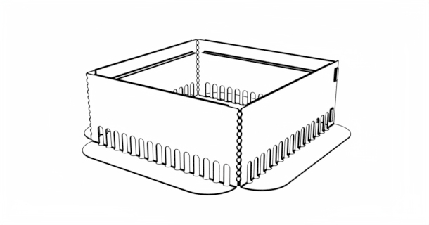 Ohrada střešní vpustě  – SPRSO výkres
