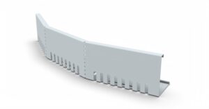 Kačírková lišta okrajová PVC – oblouková náhledový obrázek