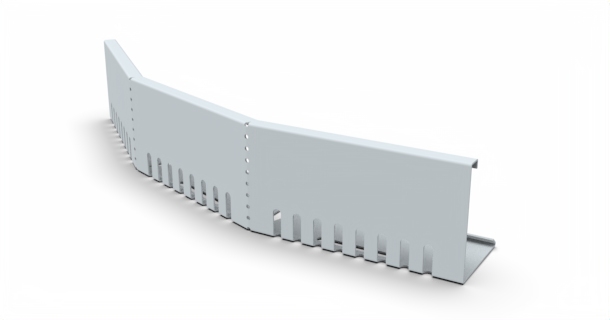 Kačírková lišta okrajová PVC – oblouková náhledový obrázek