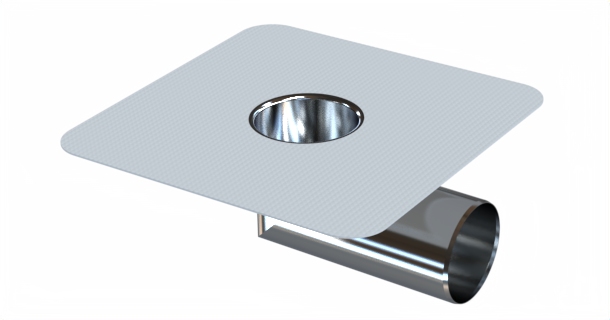 Střešní vtok boční – vodorovný – TPO